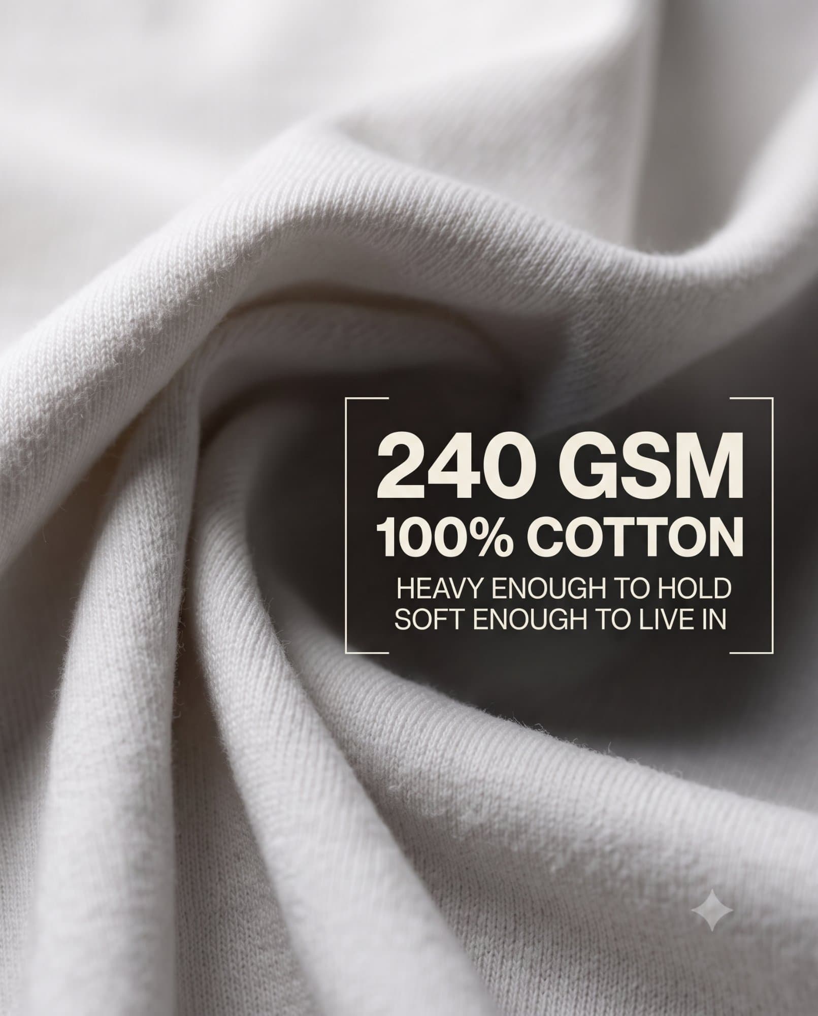 White t-shirt fabric close-up