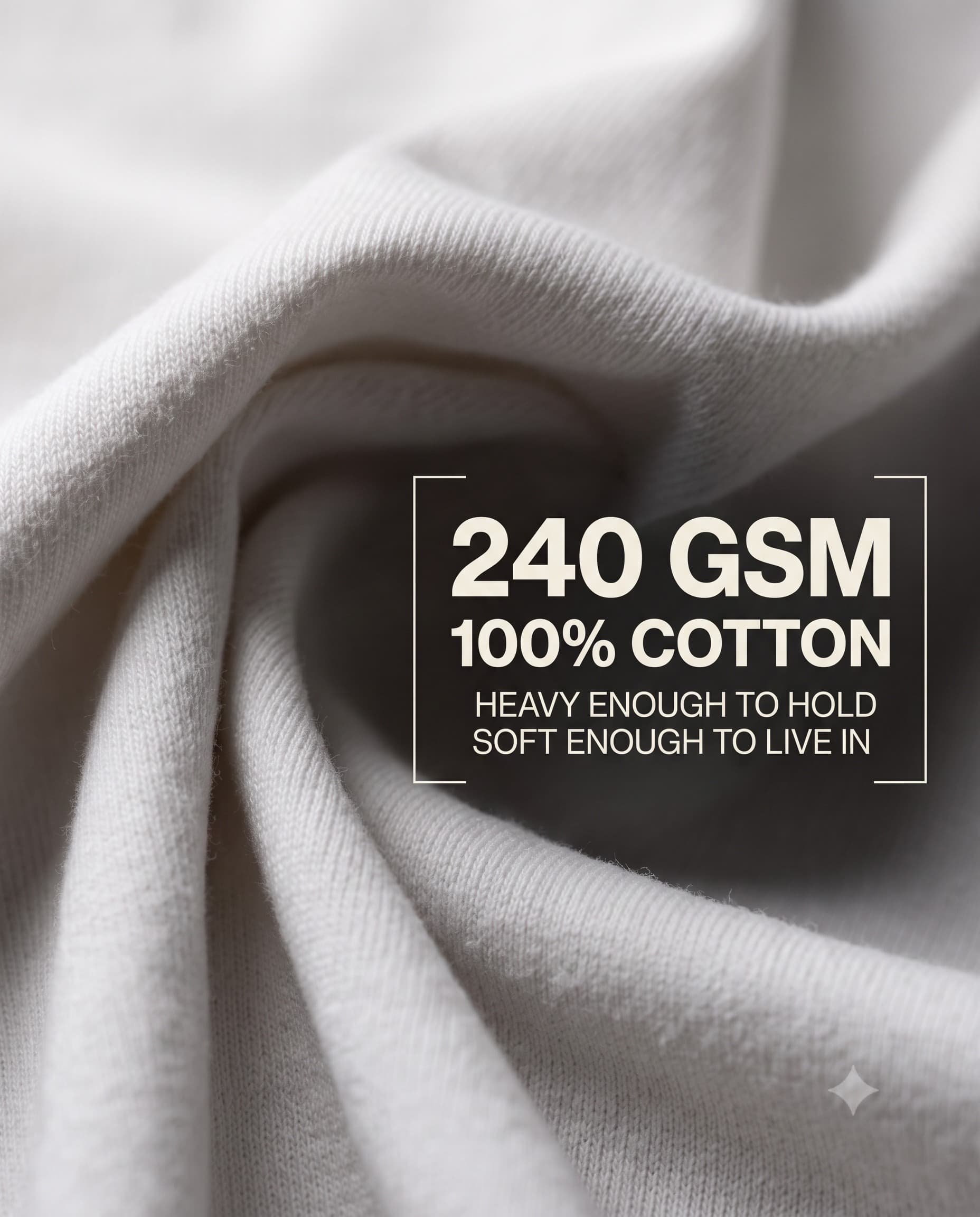 White t-shirt fabric close-up